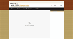 Desktop Screenshot of kingfuton.com